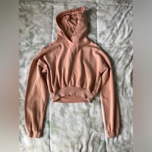 Aeropostale Pink Cropped Hoodie
